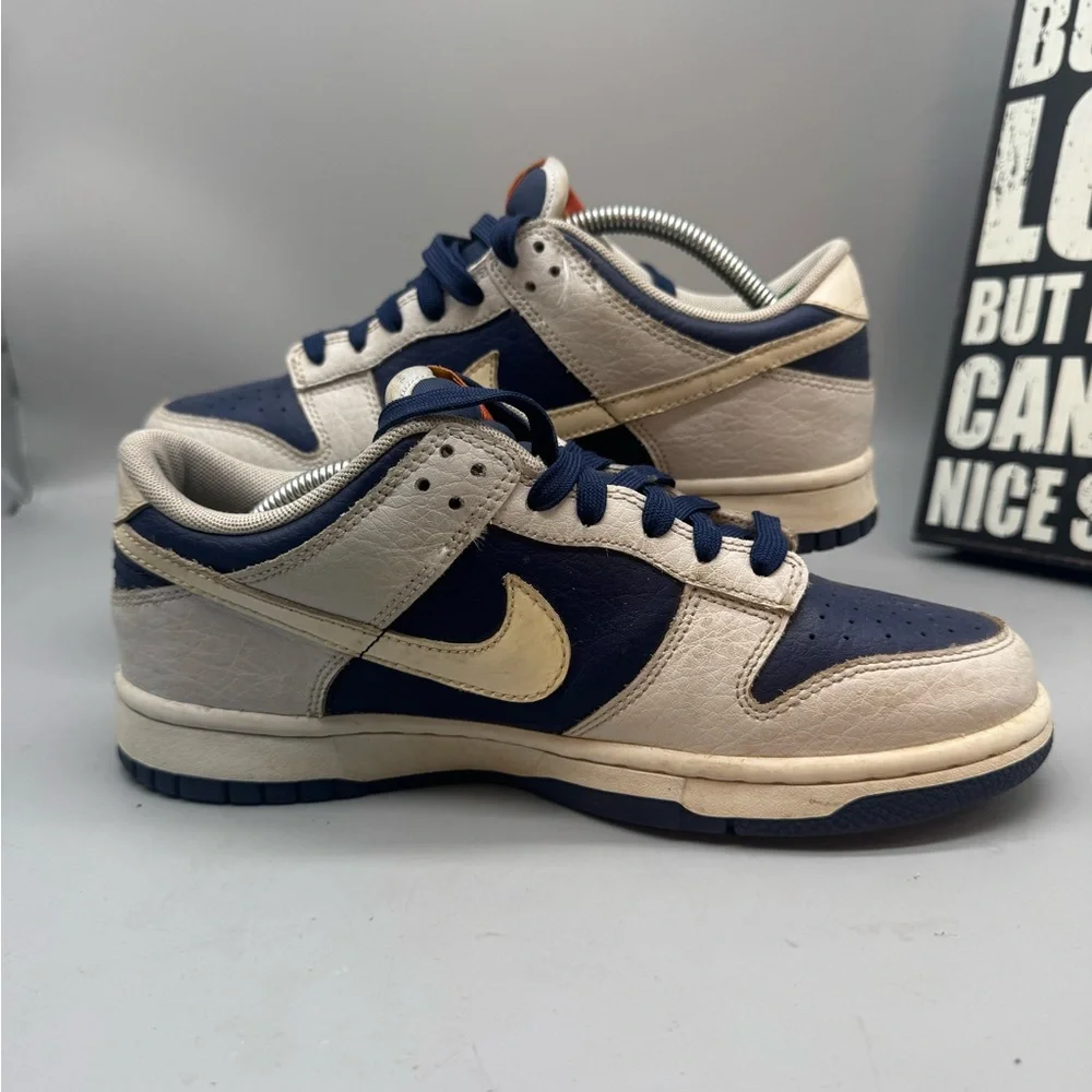 Nike Dunk Low UV Reactive Photon Dust Midnight Navy GS Size 6.5Y